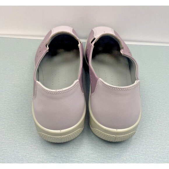 HOTTER Rimini Purple Women's  Leather Loafer Comfort Slip On Shoes, Size 11 - Picture 6 of 16